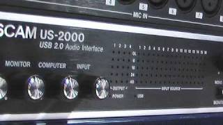 Video thumbnail for TASCAM US-2000 Audio Interface by HarmonyCentral