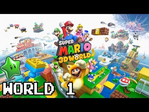 Super Mario 3D World - All Green Star and Stamp Locations - World 1