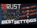 RUST console edition best settings | head look, auto run with map night vision & more! ✅