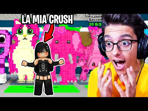 Ho potenziato LA BASE DELLA MIA CRUSH su ROBLOX STEAL A BRAINROT!!