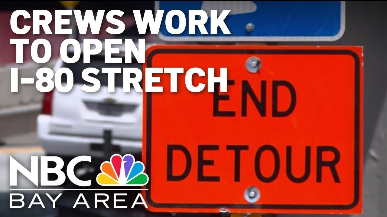 Crews work against the clock to open I-80 stretch in SF on time