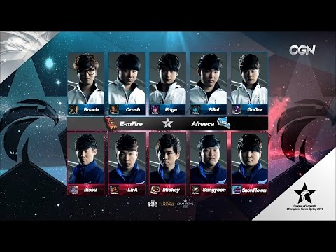 EMF vs AFS Game 1 Highlights - E-MFIRE vs AFREECA FREECS - LCK Week 6 - SPRING 2016
