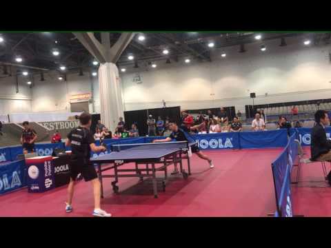 2017 US Nationals Junior Boys Team Roger Liu vs Alguetti Gal