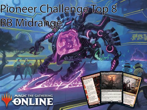 MAGIC ONLINE PIONEER CHALLENGE TOP 8 WITH RED BLACK MIDRANGE