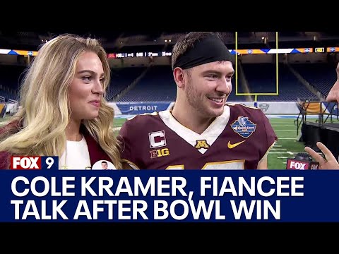 Fiancee of Minnesota QB Cole Kramer Goes Viral During Bowl Game