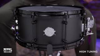 Video thumbnail for Dunnett 14x6.5 Titanium Tourbillon Snare Drum (6514TI-TOUR) by Memphis Drum Shop