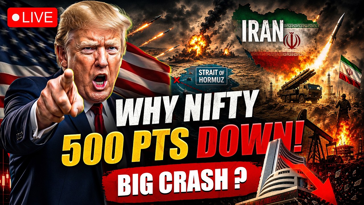 🔴Why is Nifty Going Down? | Nifty & Sensex Prediction Tomorrow | 8 July | Investographer
