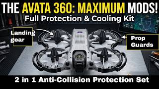 DJI AVATA 360 2 in 1 Anti-Collision Protection Set with landing gear