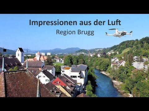 Luftaufnahmen der Region Brugg