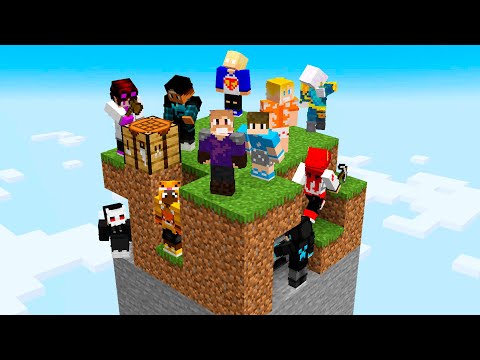 12 YOUTUBERS EM UMA CHUNK