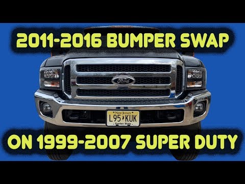 2011-2016 Front Bumper Swap to 1999-2007 Ford F350 Super Duty