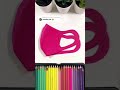 TikTok Transition Tutorial Result Drawing My Pink Mask