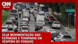 Vídeo: Terminais de SP devem receber 487 mil passageiros em véspera de feriado | BASTIDORES CNN