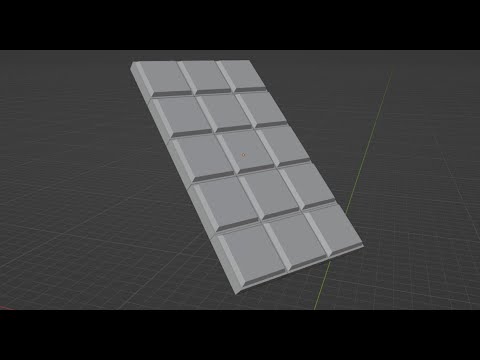 How to make a SIMPLE chocolate bar in blender