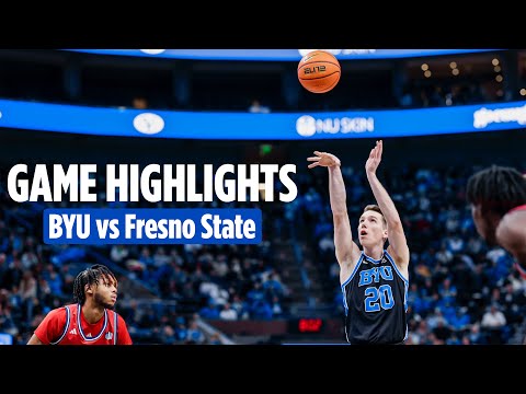 BYU Basketball vs Fresno State | Game Highlights 2023