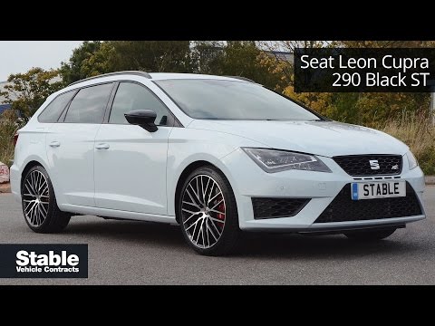 Seat Leon Cupra 290 Black ST DSG walk around