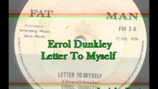 Errol Dunkley - Letter To Myself