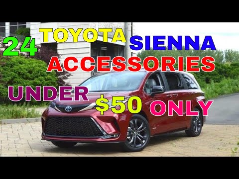 24 Awesome Upgrades MODS Accessories For Toyota SIENNA Under $50 ONLY Interior Exterior Trims & More