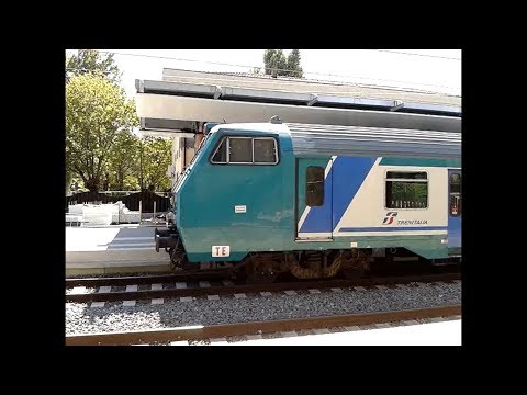 E.464.251 + pilotina Mazinga MDVC sul Regionale (R 12014) Ancona - Rimini (Riccione)