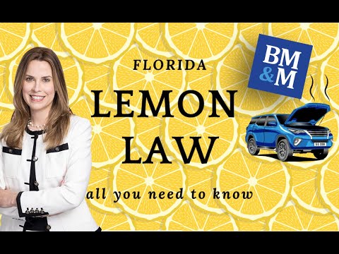 Florida Lemon Law Statute