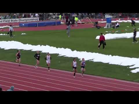 Cedaredge High School's Jessica Black wins the 800m Run Class 2A State Championship in 2022.
