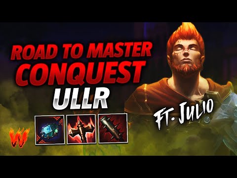 ULLR, LOS ADCS DE SKILLS Y SU POKE :D ft. Julio - Warchi - Smite Road to Master Conquest