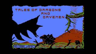 ATARI XL / XE += TALES OF DRAGONS AND CAVEMEN ( TITLE VERSION )