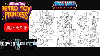 Coloring Masters of the Universe with Cob Web Collector