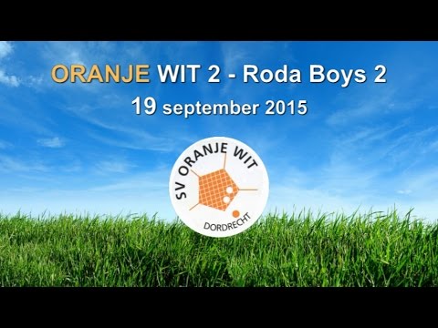 Oranje Wit 2 - Roda Boys 2, 19 september 2015