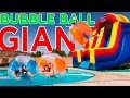 GIANT BUBBLE BALL CHALLENGE!