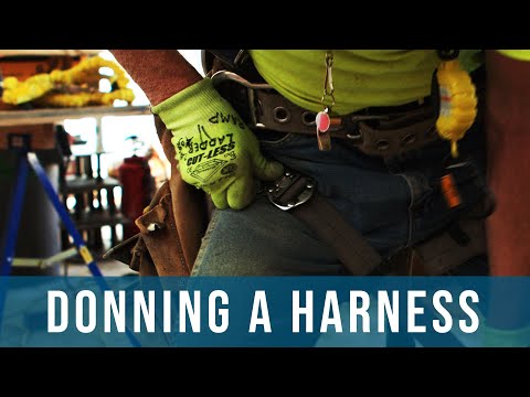 How to Put on a Fall Protection Harness | Safety, Hazards, Training, Oregon OSHA