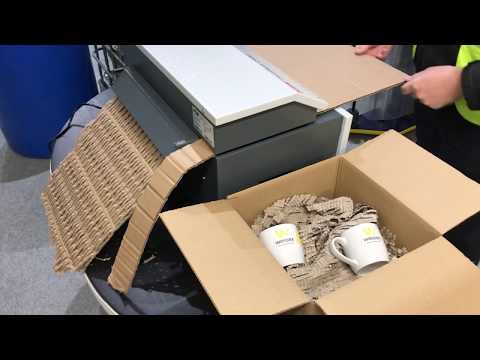 Recycle your waste cardboard into packaging!
