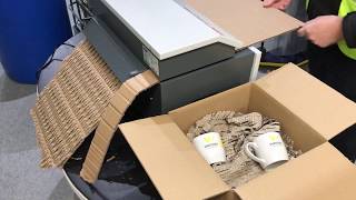 Recycle your waste cardboard into packaging!