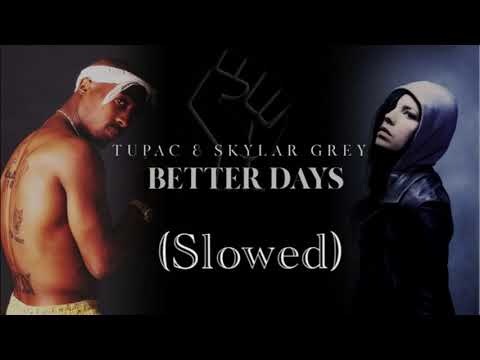 Better Days (Slowed) Tupac feat Skylar Grey - Words Remix