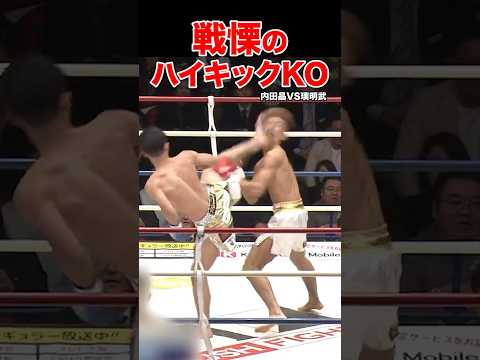 無慈悲な恐怖のハイキックKO  #shorts #ハイキック #ko #格闘技