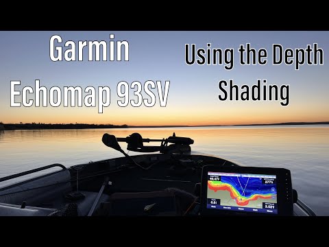 Garmin Echomap Depth Shading