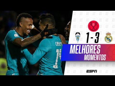 Gols e lances de Alcoyano x Real Madrid