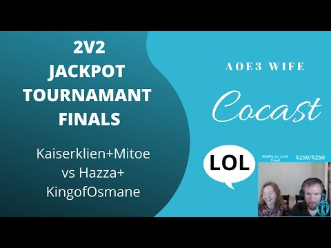 My Non-Gamer Wife Reacts to AOE 3 in the 2V2 JACKPOT TOURNAMENT FINALS!!!