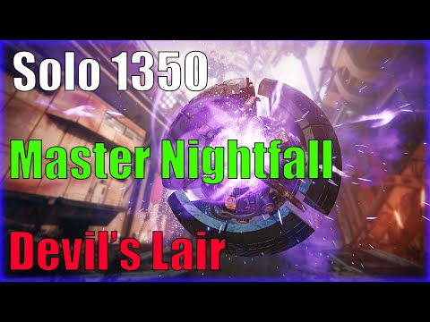 SOLO Master 1350 Nightfall Devil's Lair - Destiny 2 Season of the Lost