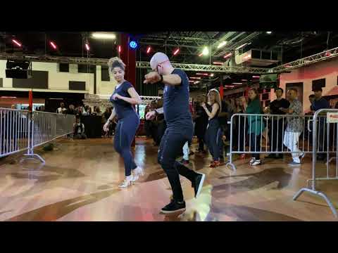 Ataca & La Alemana (Footwork workshop) at the Montreal Touch 5th anniversary on Sept 25th 2019