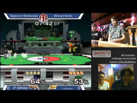Tipperoni 5 - JF (Sheik) vs I'm Dirty Dan (Sheik/Fox) - Winners Semis