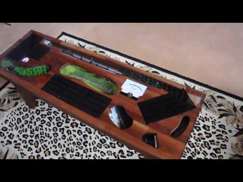 Coffee Table Z-gauge Computer-controlled Model Railway Layout
