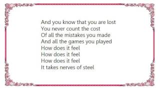 Hugh Cornwell - Nerves of Steel Lyrics