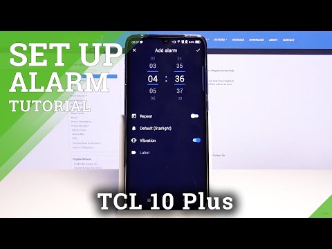 TCL 10 Plus Alarm Clock – Alarm Settings