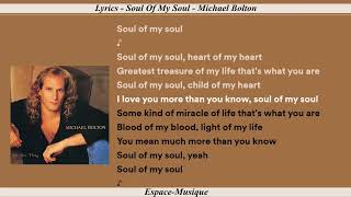 Lyrics   Soul Of My Soul   Michael Bolton