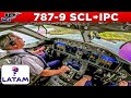 Latam 787 9 Cockpit Santiago To Easter Island