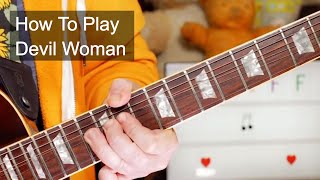 &#39;Devil Woman&#39; Cliff Richard Guitar &amp; Bass Lesson