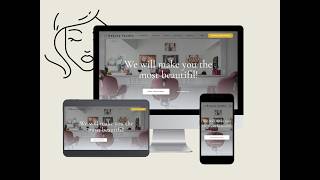 Beauty Studio Website | Custom Web Design by Inna Web Studio