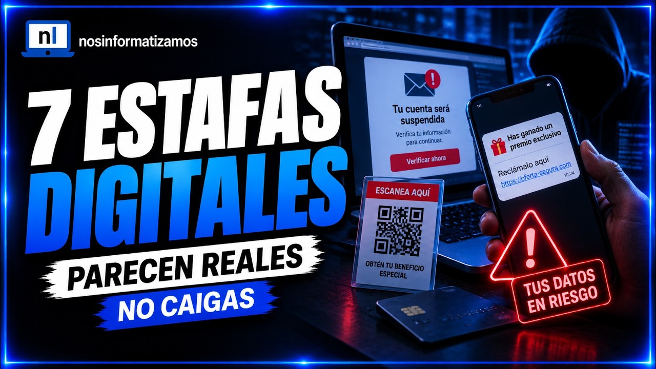7 estafas digitales que parecen reales y pueden robar tus datos