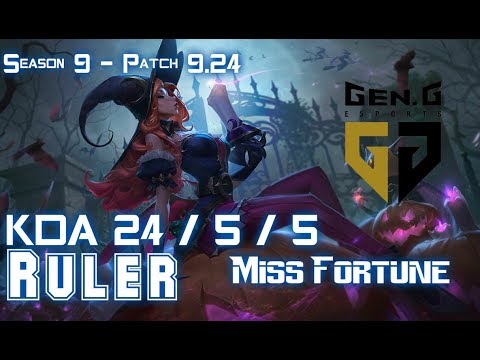 Gen Ruler MISS FORTUNE vs KAI'SA ADC - Patch 9.24 KR Ranked